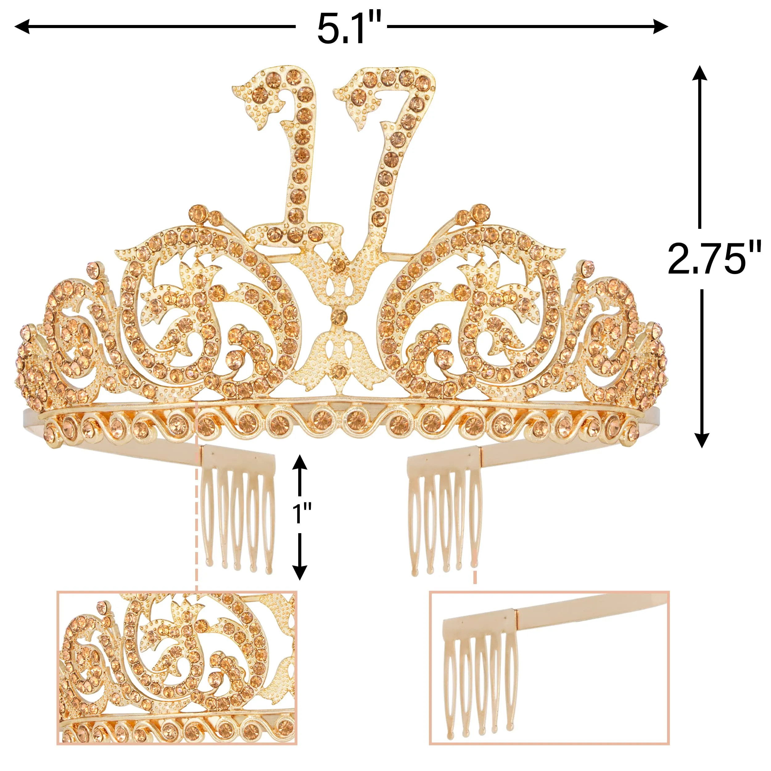 17th Birthday, 17th Birthday Gifts for Girls, 17th Birthday Tiara and Sash, 17th Birthday