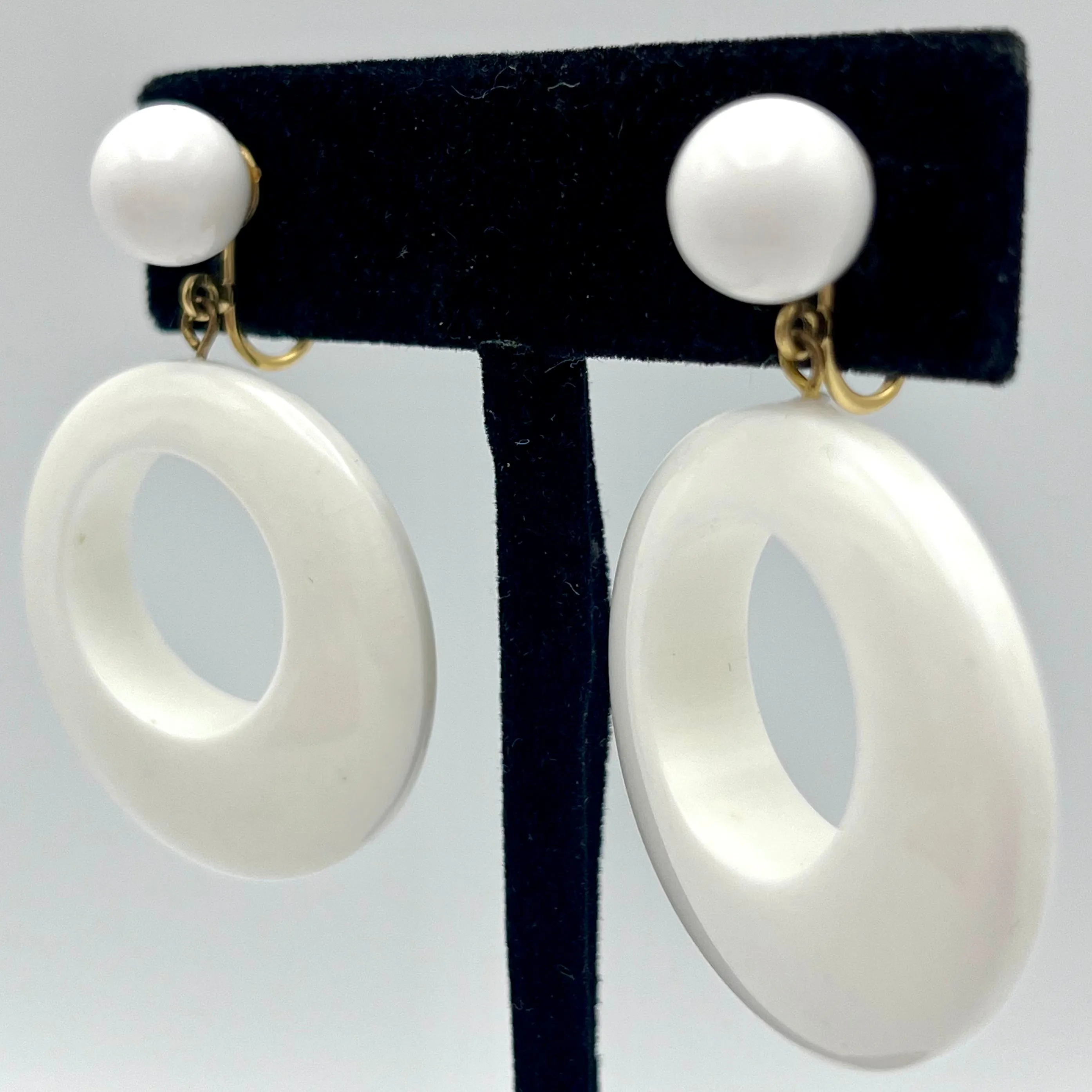 1950s Trifari Crown Clip Earrings