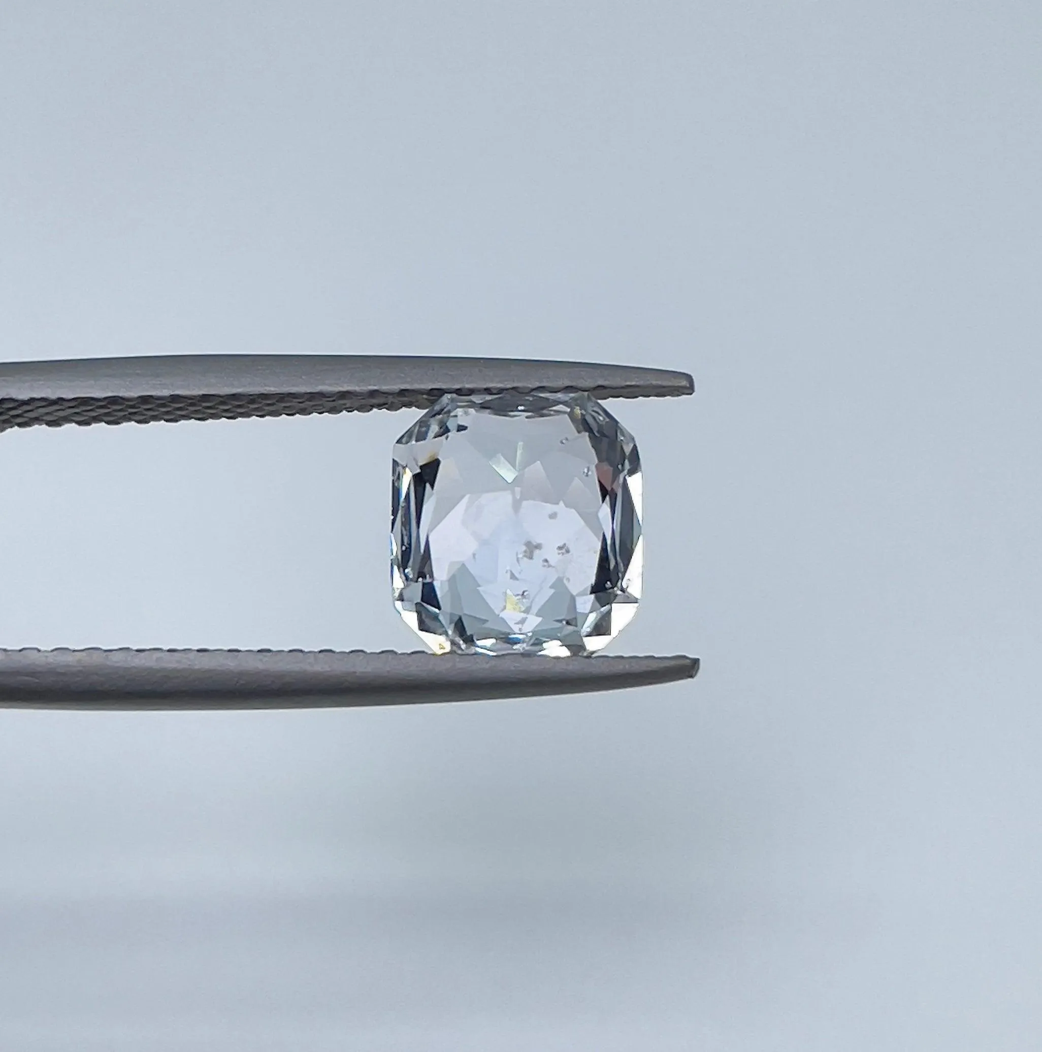 2.35 crt White Sapphire/ / OFF white sapphire/ White theme/ White favourite/ White sapphire ring/ custom ring/ Engagement Ring/ Diamond alt