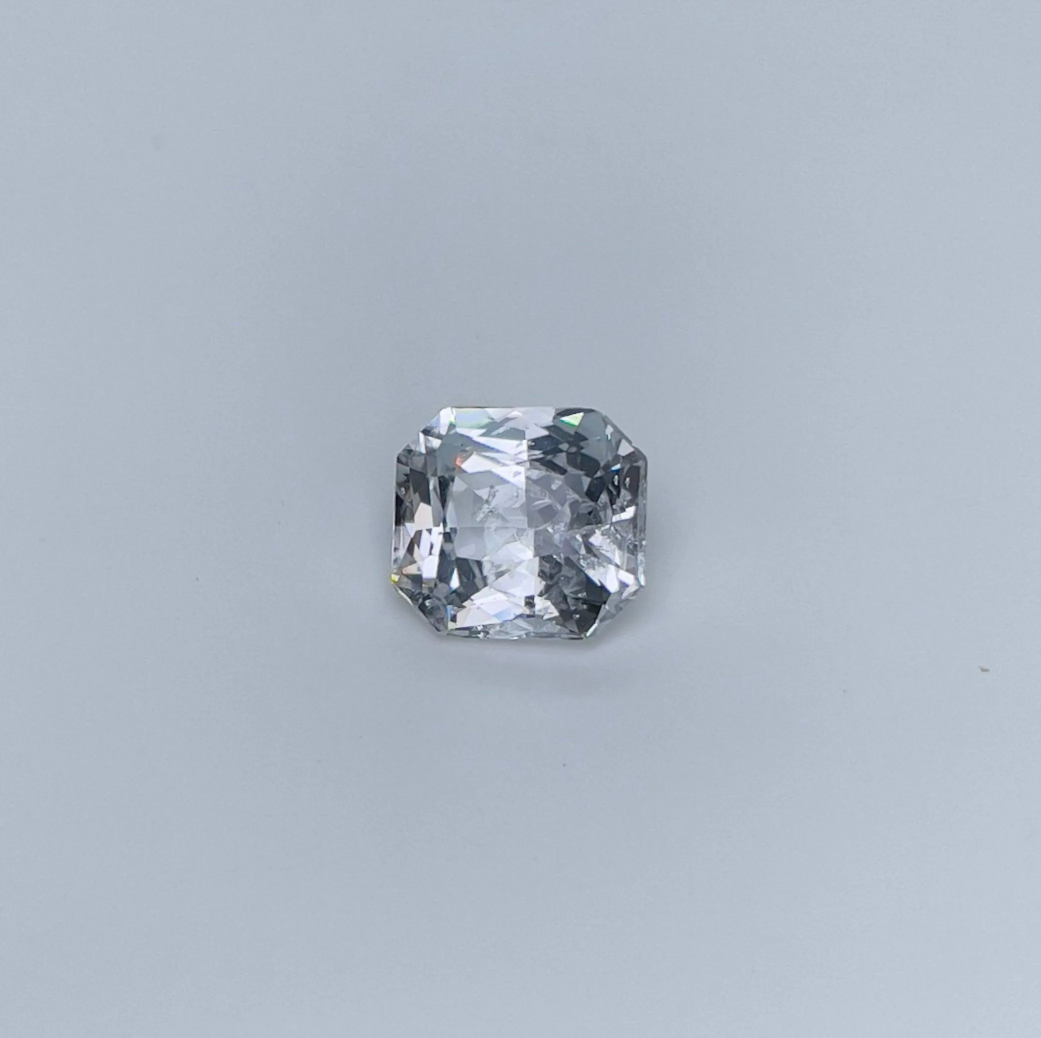2.35 crt White Sapphire/ / OFF white sapphire/ White theme/ White favourite/ White sapphire ring/ custom ring/ Engagement Ring/ Diamond alt