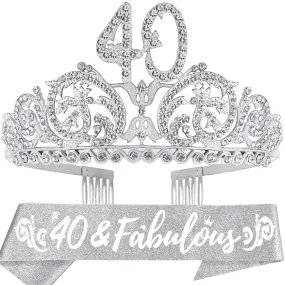 40th Birthday, 40th Birthday Gift, 40th Birthday Decorations for Women, 40th Birthday