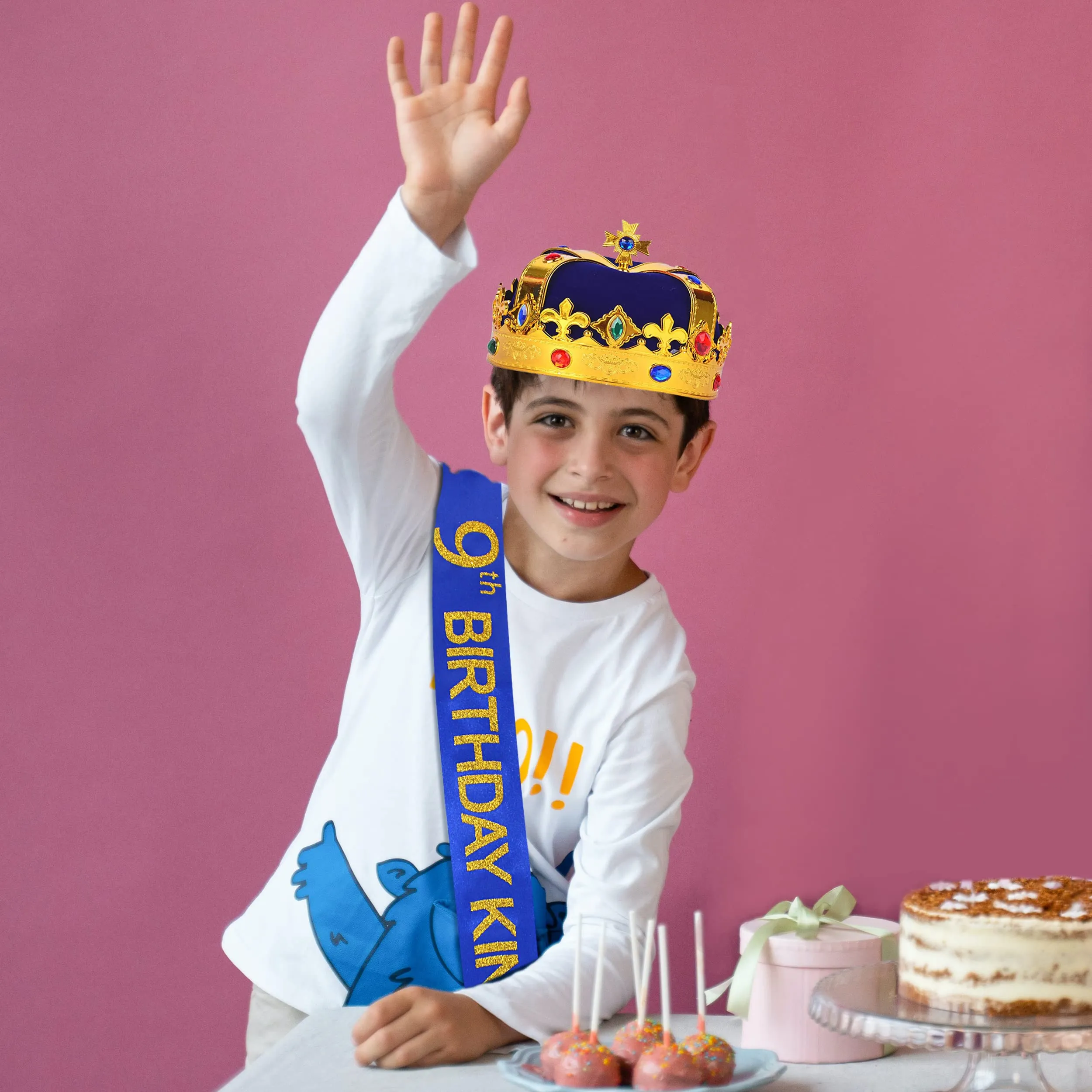 9th Birthday, 9th Birthday Decorations for Boys, 9th Birthday Boy, 9th Birthday Crown