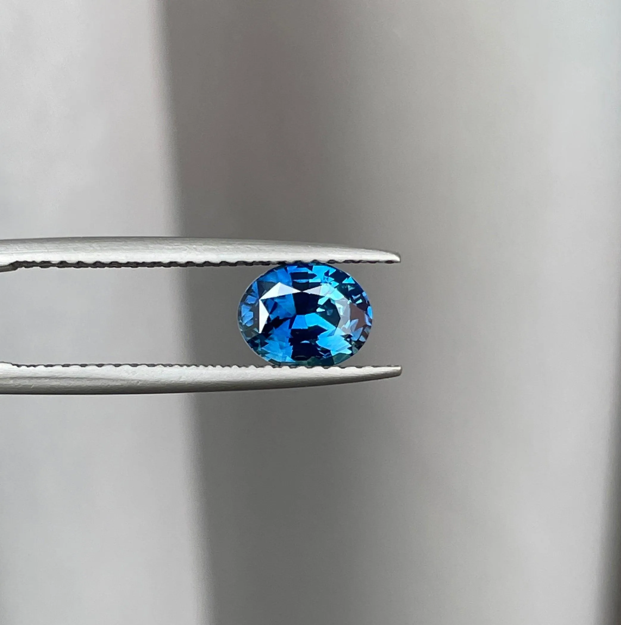 AAA Color Ceylon Blue Sapphire Loose Oval Cut Gemstone, Fine Quality Blue Sapphire Ring And Jewelry Making Gemstone 1.25 Ct
