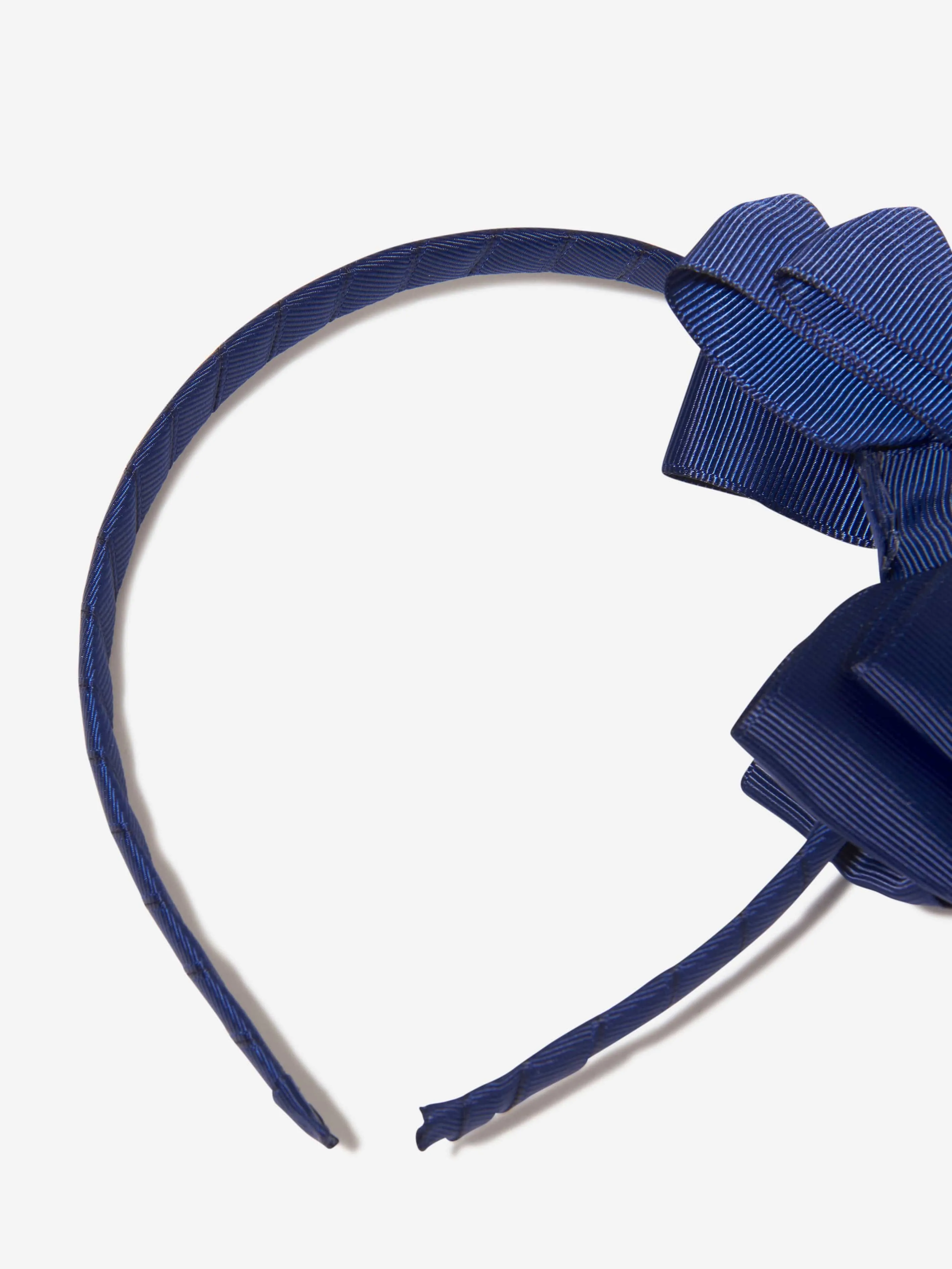 Angels Face Girls Crown Headband in Navy