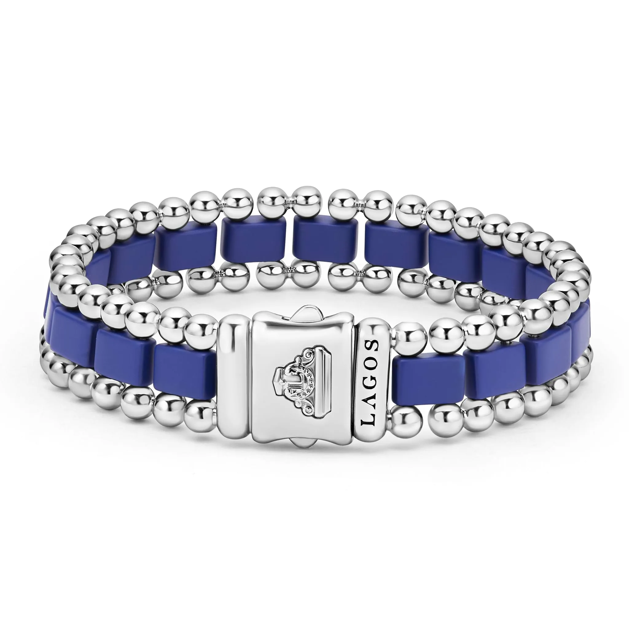 Anthem Matte Ultramarine Ceramic Link Bracelet