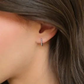 AVA - Sterling Silver Hoop Earrings