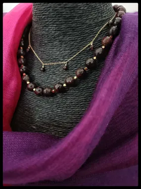 Ayesha Garnet Gemstone Necklace