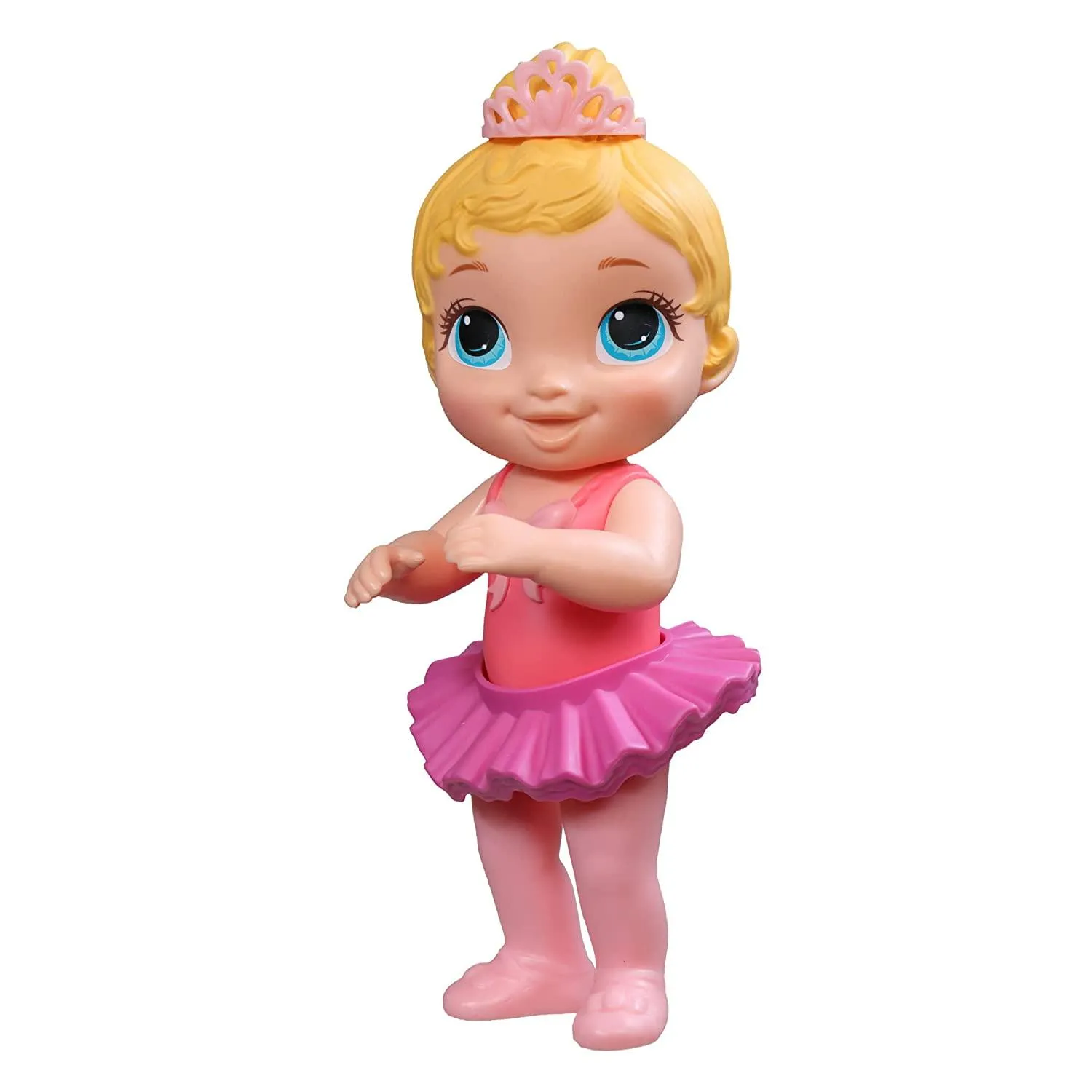 Baby Alive Sweet Ballerina Baby 10.5-Inch Blonde Hair Doll, Pink for Kids Ages 3 Years and Up