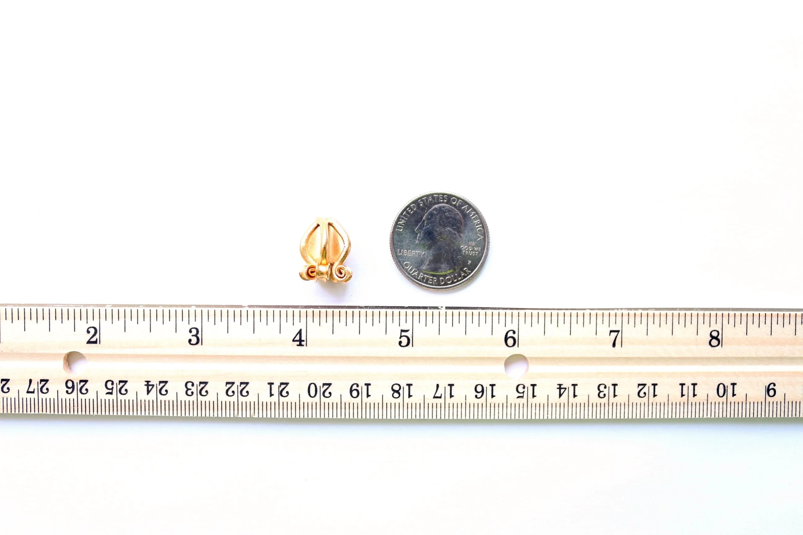 Balinese Silver Ornate Cap Component, Bali Bead Cap, Silver Cap, Gold Bead Cap, Jewelry Finding, Jewelry Supply, Jewelry Component, Balinese