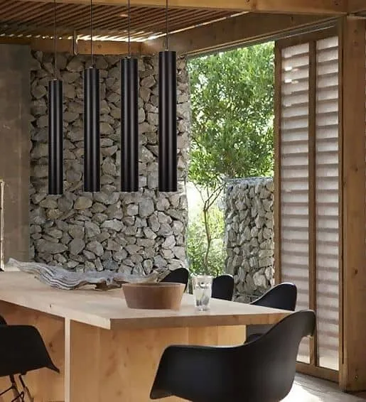 Bambuuna Cylindrical Pendant Lamp