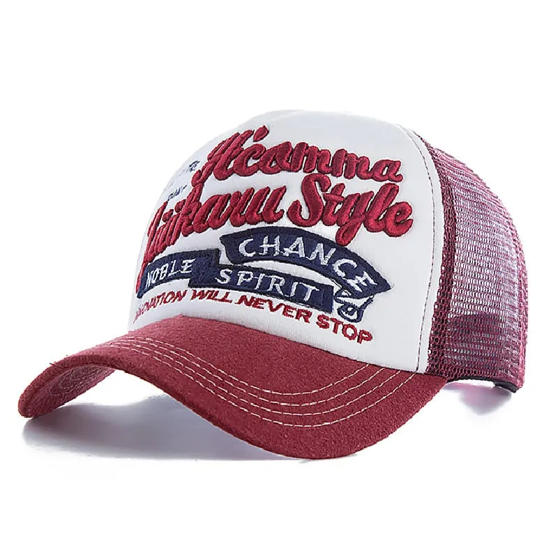 Best Trend Quality Baseball Cap Men And Women Spring Mesh Snapback Noble Spirit High-end Embroidery Summer Cotton Hat Cap