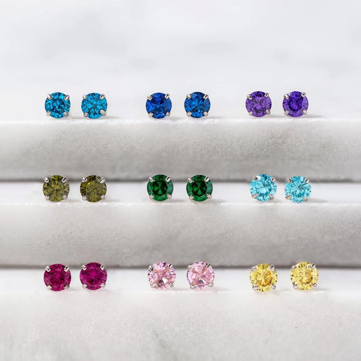 Birthstone Studs Emerald