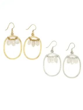 Blazen Moonstone Earrings