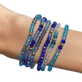 Blueberry Dream Small Crystal Bracelets