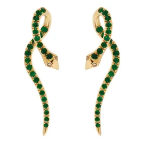 Boa Emerald Earrings