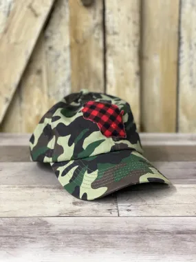Camo Wisconsin Patch Trucker Hat