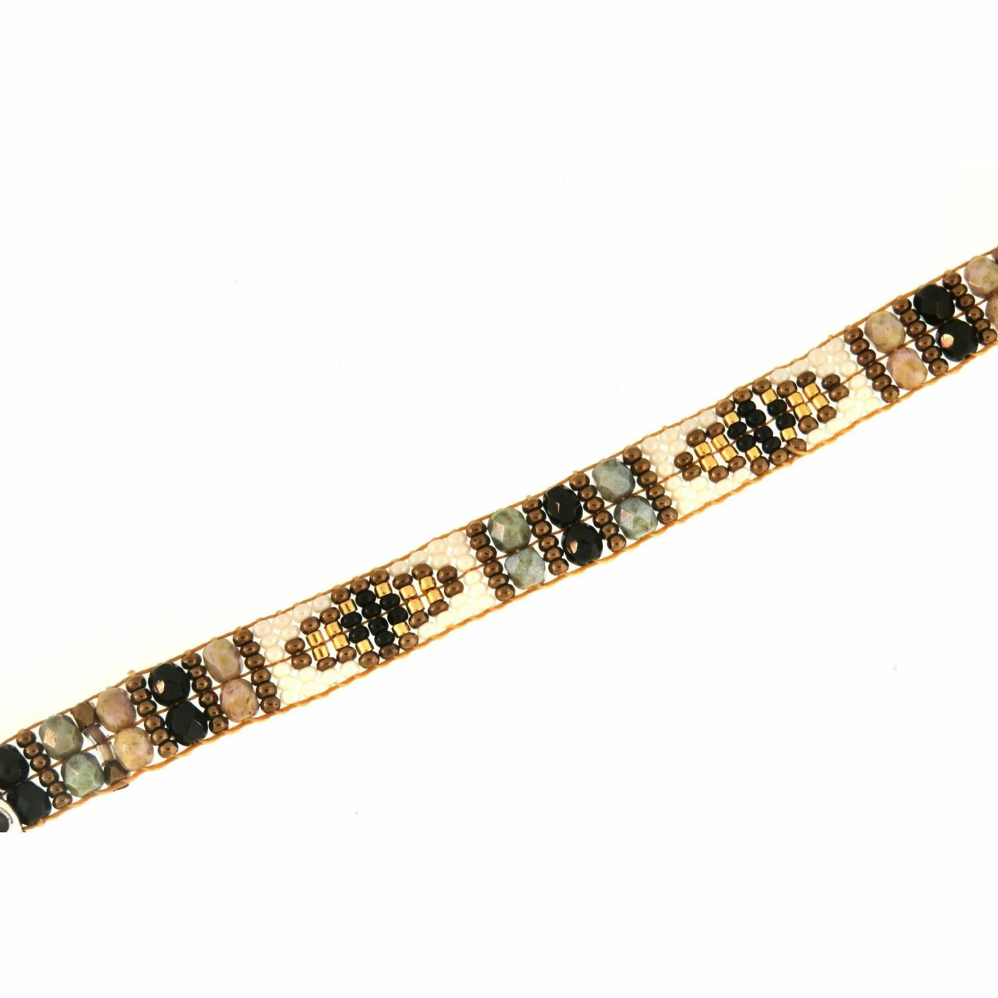Chili Rose  "Sandy Black Squash" Tiffany  Bracelet by Adonnah Langer