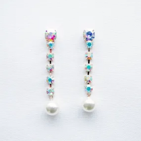 Clawed Jewels Pearl Drop Earrings