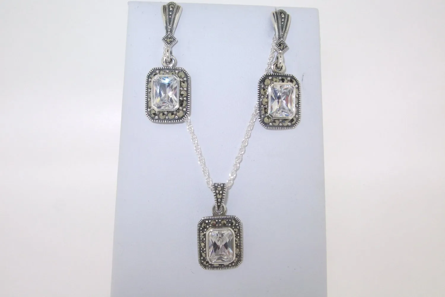 Clear Cubic Zirconia Necklace