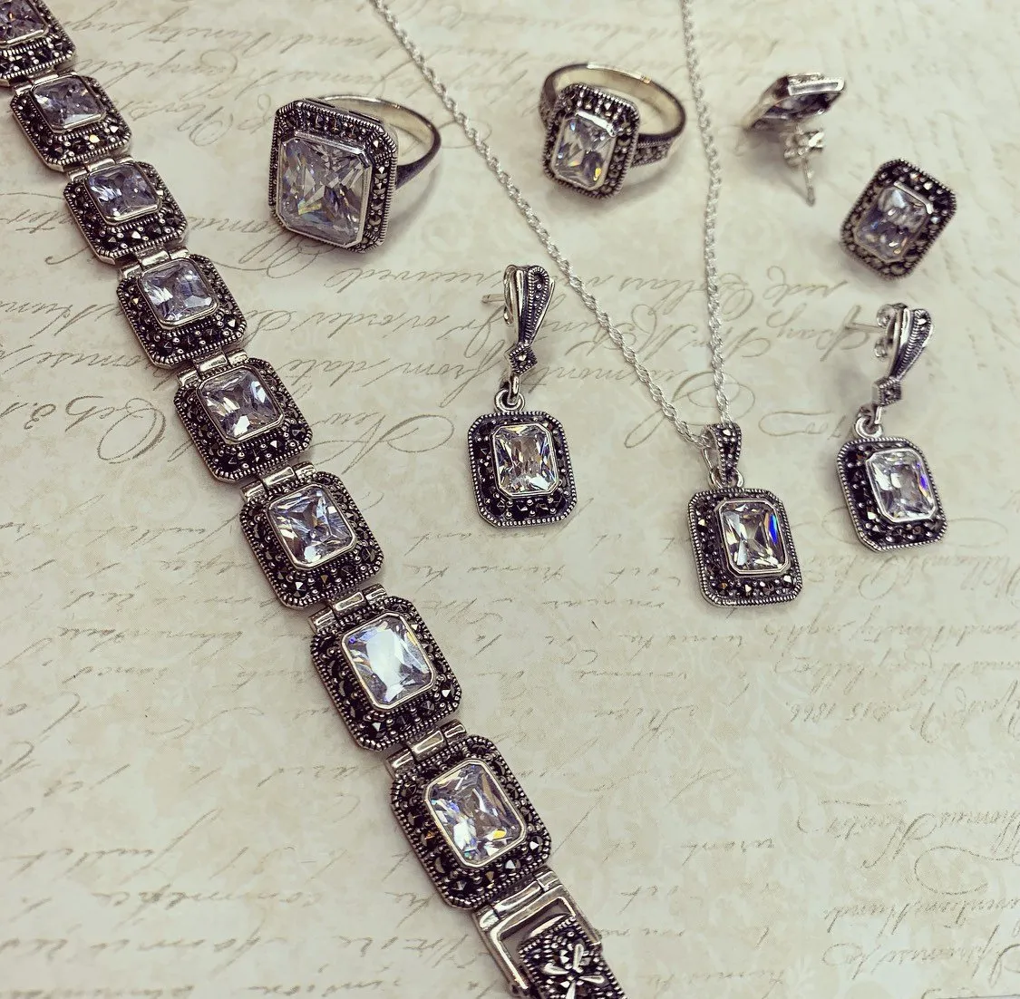 Clear Cubic Zirconia Necklace