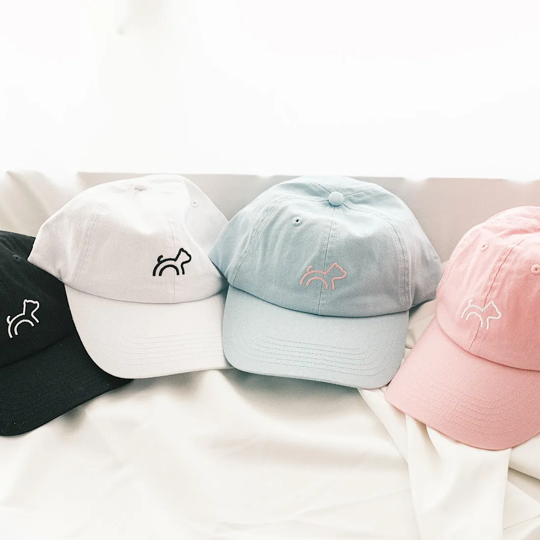 Cloud Haven Logo Baseball Cap White