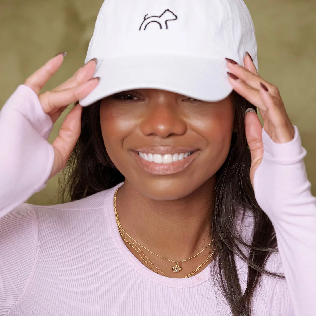 Cloud Haven Logo Baseball Cap White