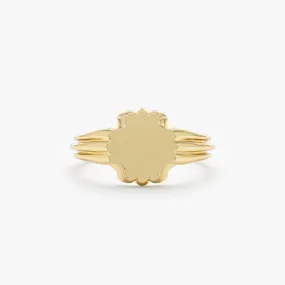 Clover Signet Ring, Madison