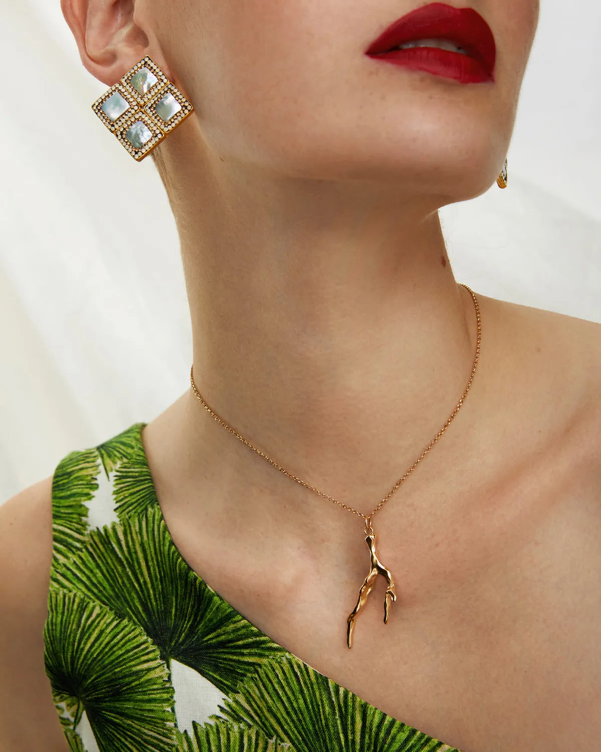 Coral Branch Necklace