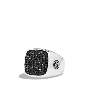 David Yurman 19mm Signet Pave Ring