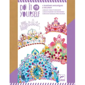 Djeco Do It Yourself - Mosaic Tiaras - Like a Princess