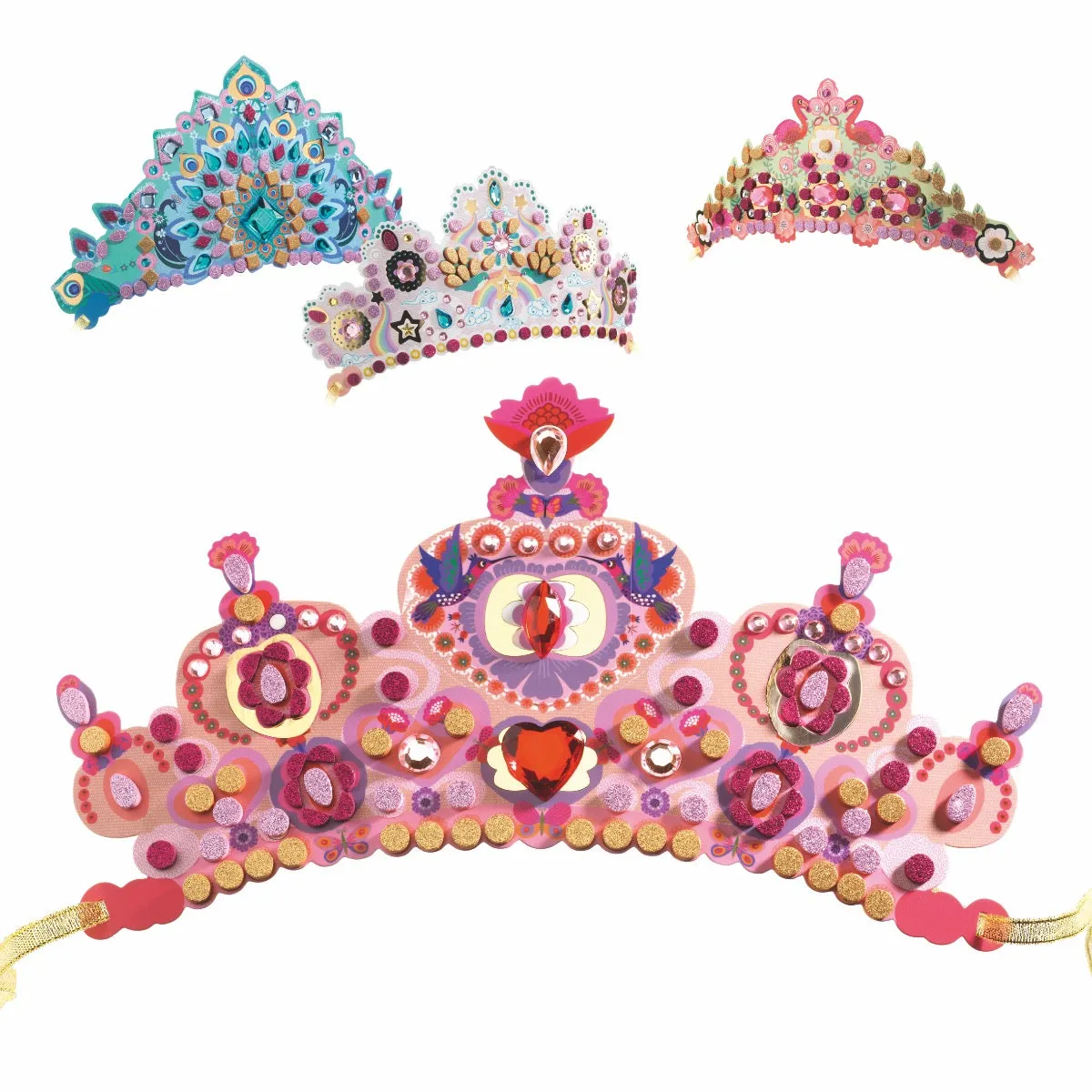 Djeco Do It Yourself - Mosaic Tiaras - Like a Princess
