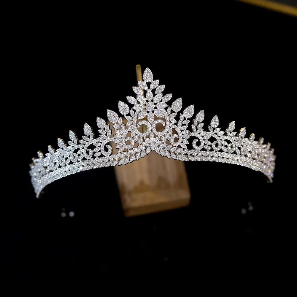 Elegant Crown Diadem Arab Tiaras