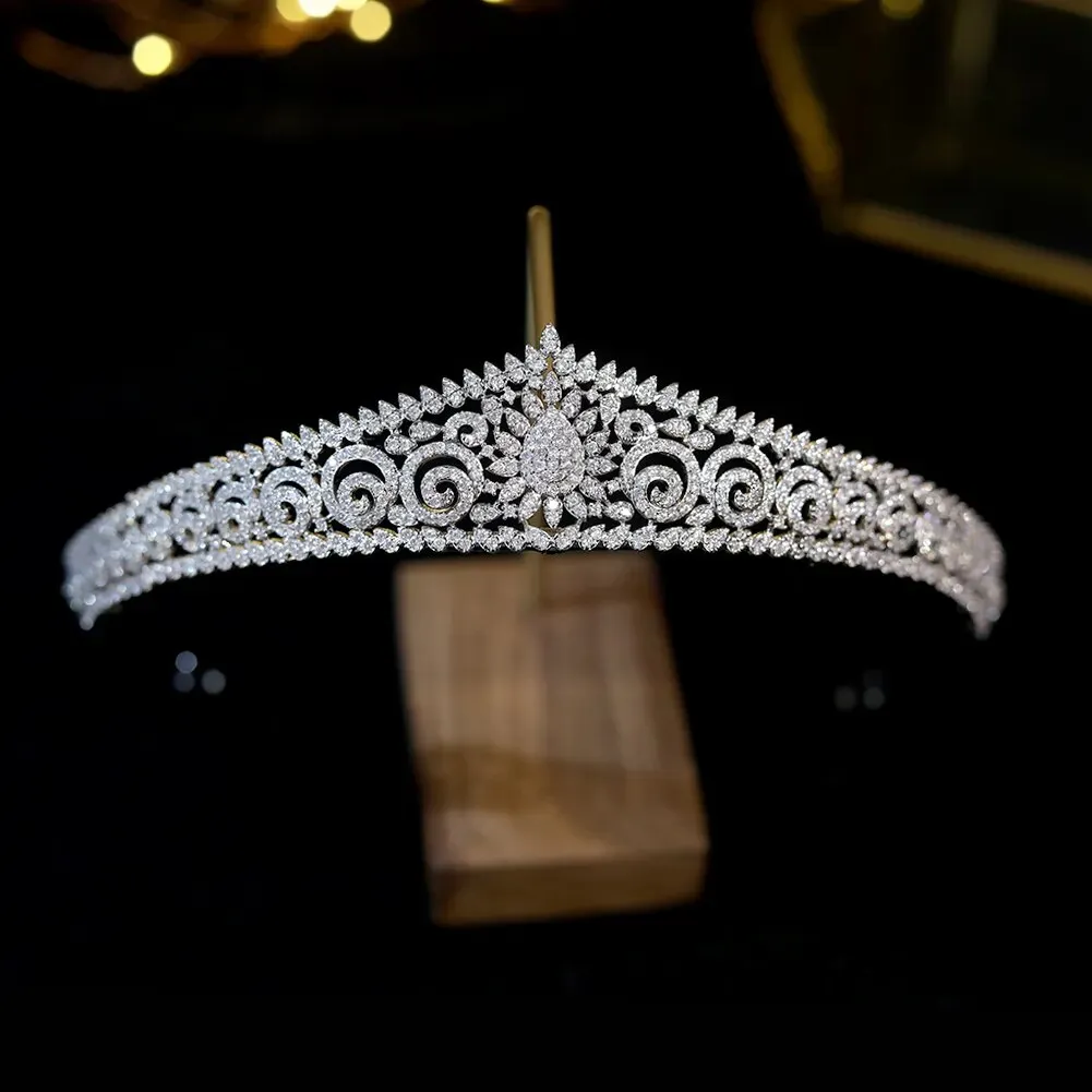 Elegant Crown Diadem Arab Tiaras