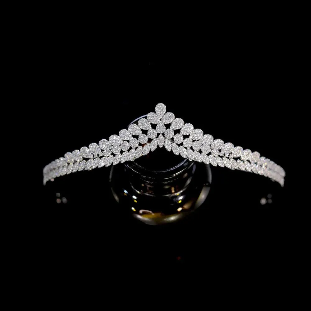 Elegant Crown Diadem Arab Tiaras