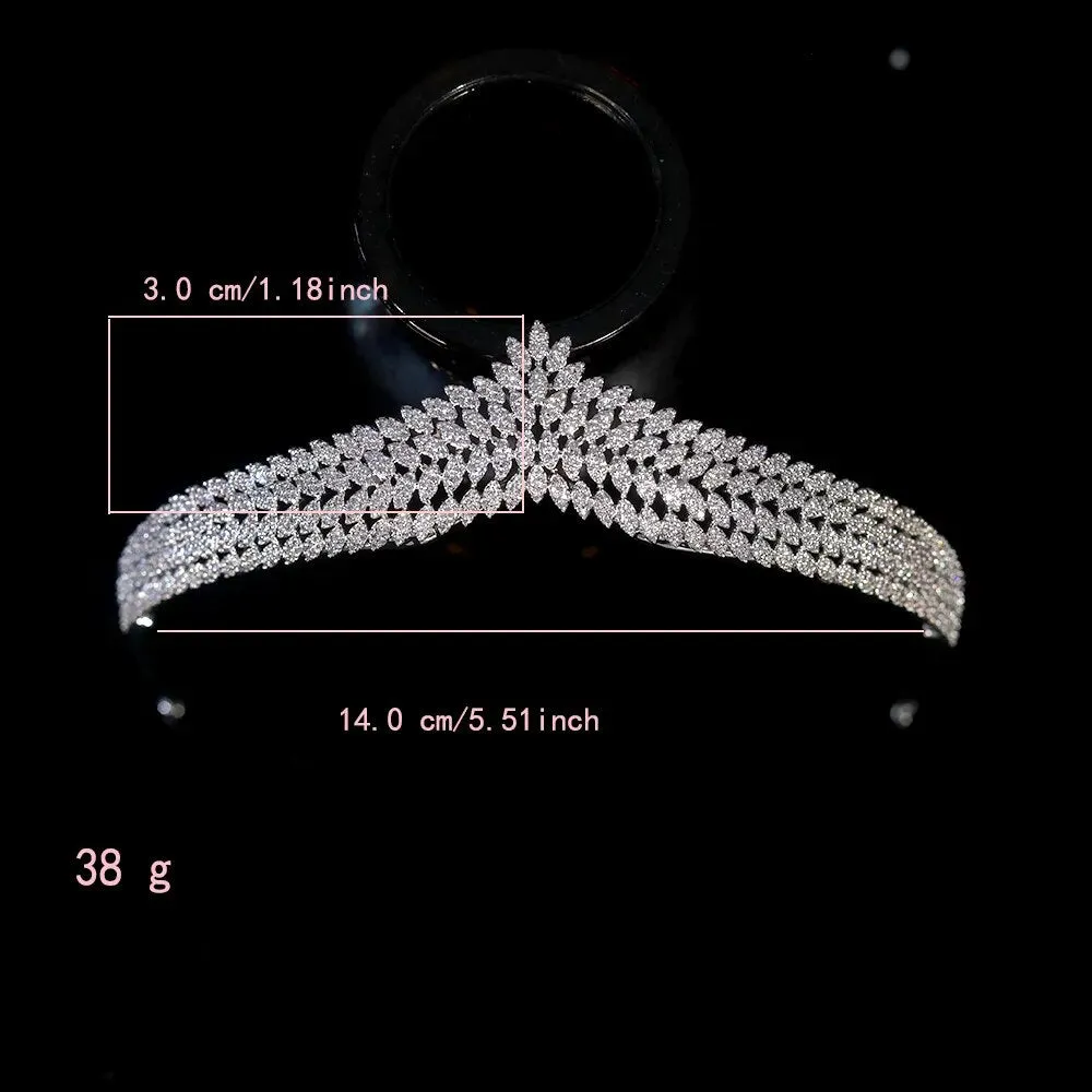 Elegant Crown Diadem Arab Tiaras