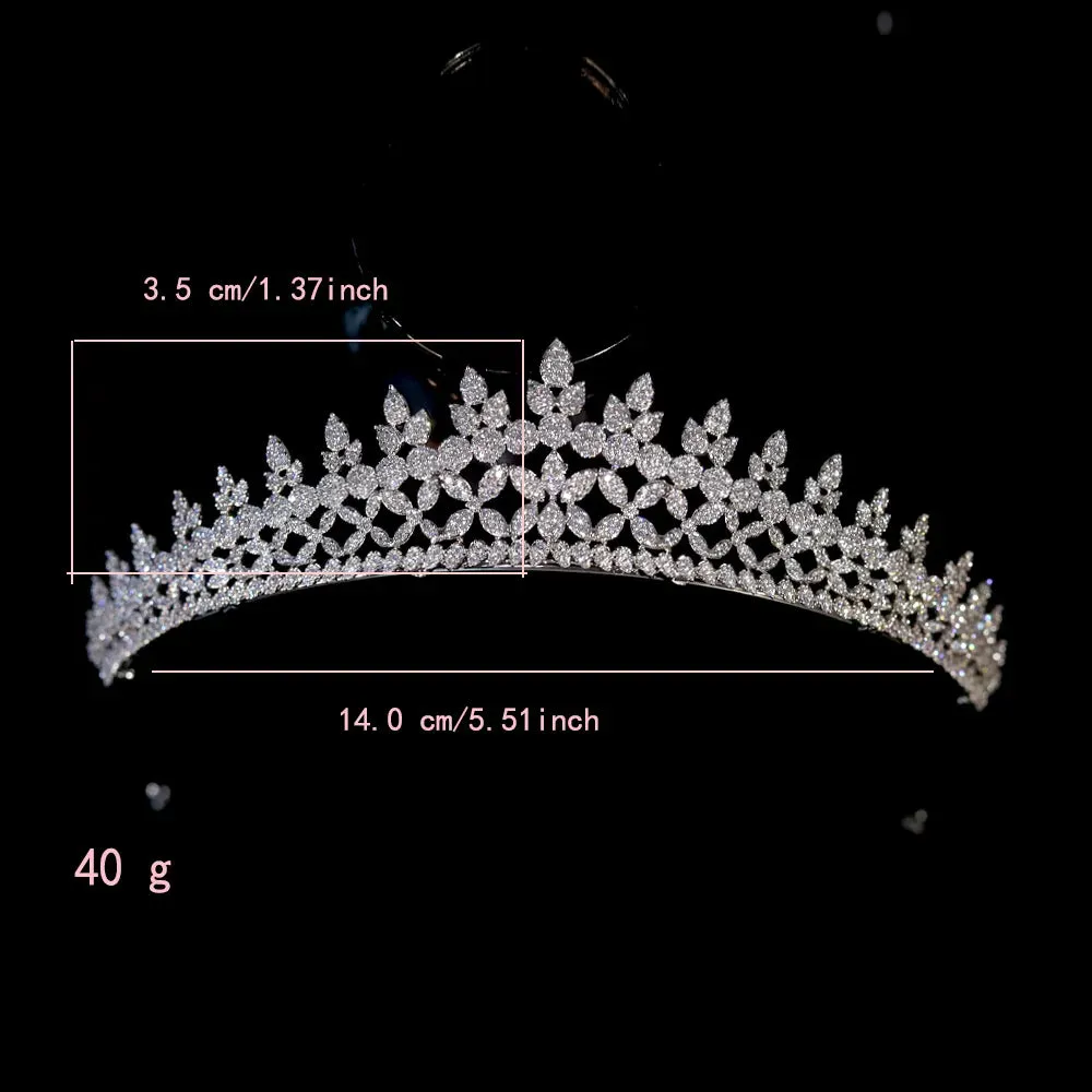 Elegant Crown Diadem Arab Tiaras