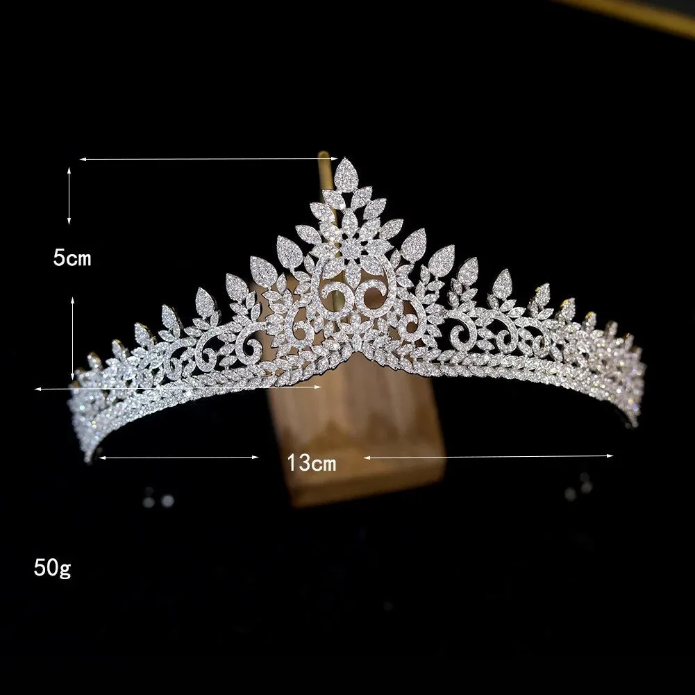 Elegant Crown Diadem Arab Tiaras