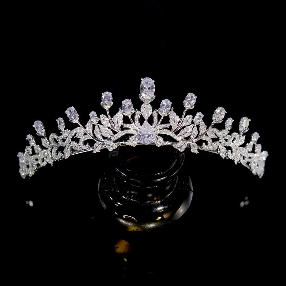 Elegant Crown Diadem Arab Tiaras