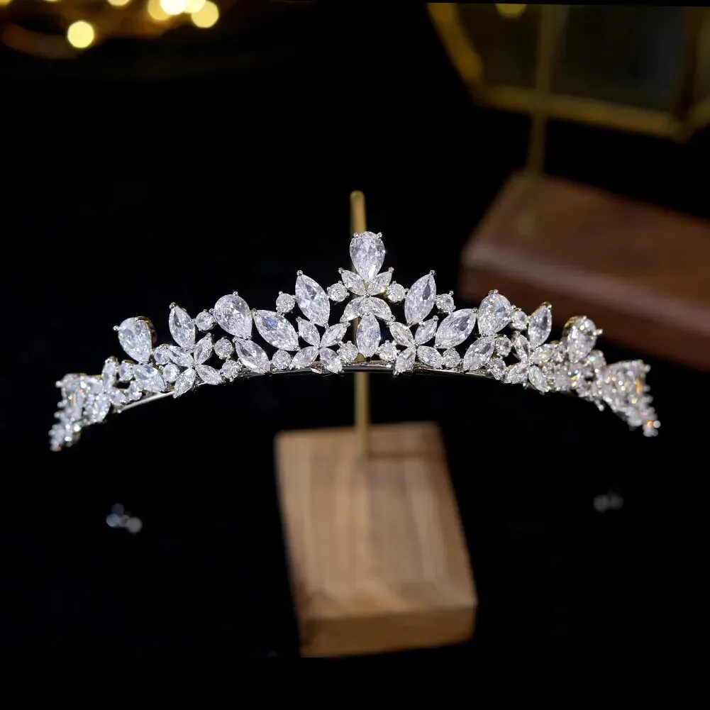 Elegant Crown Diadem Arab Tiaras