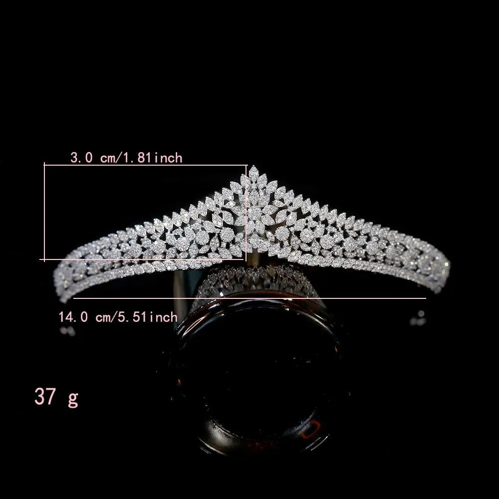Elegant Crown Diadem Arab Tiaras