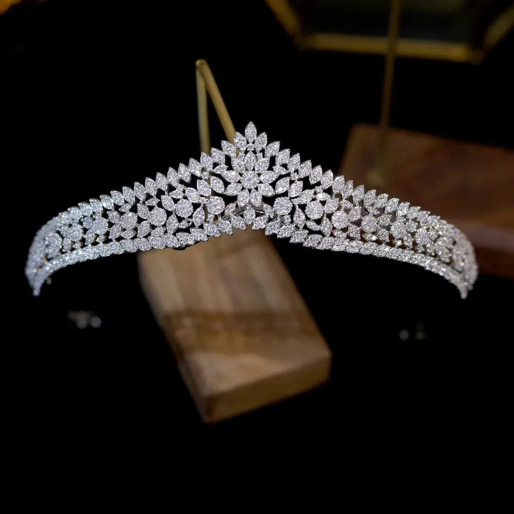 Elegant Crown Diadem Arab Tiaras