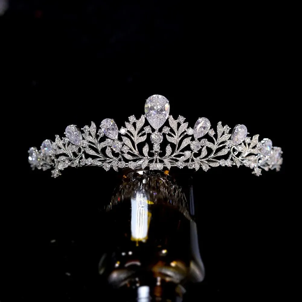 Elegant Crown Diadem Arab Tiaras