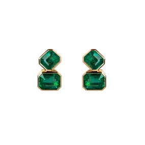 Emerald Olivia II Studs