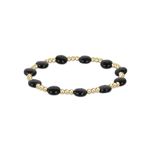 Extends - Admire Gold 3mm Bead Bracelet - Gemstones