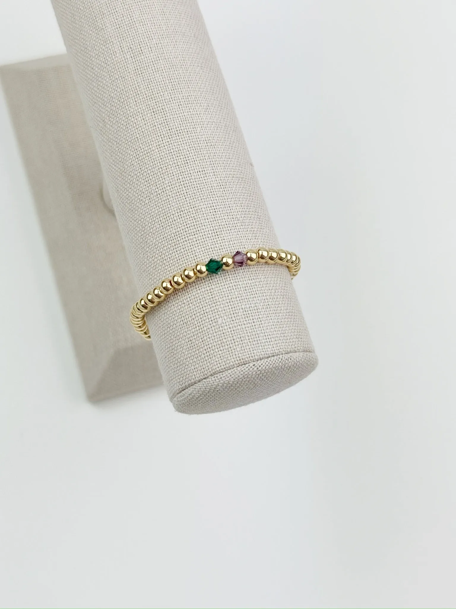 Family Birthstone Beaded Bracelet