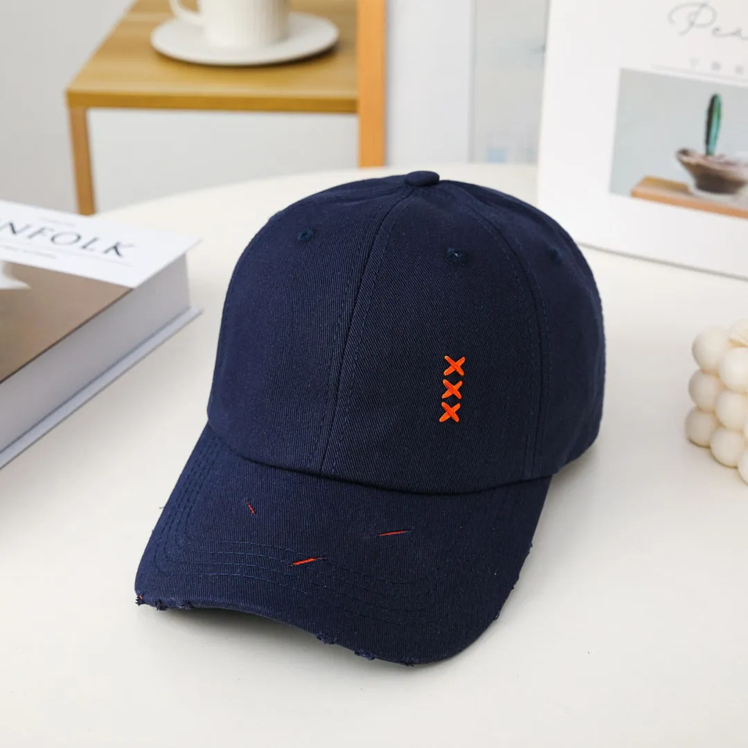 Fashion Unisex Baseball Cap Kpop Style XXX Embroidery Cap For Men Women High Quality Outdoor Couples Streetwear Sports Hat