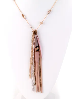 Feather Pendant Necklace