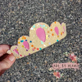 Glitter Spring Time Crown