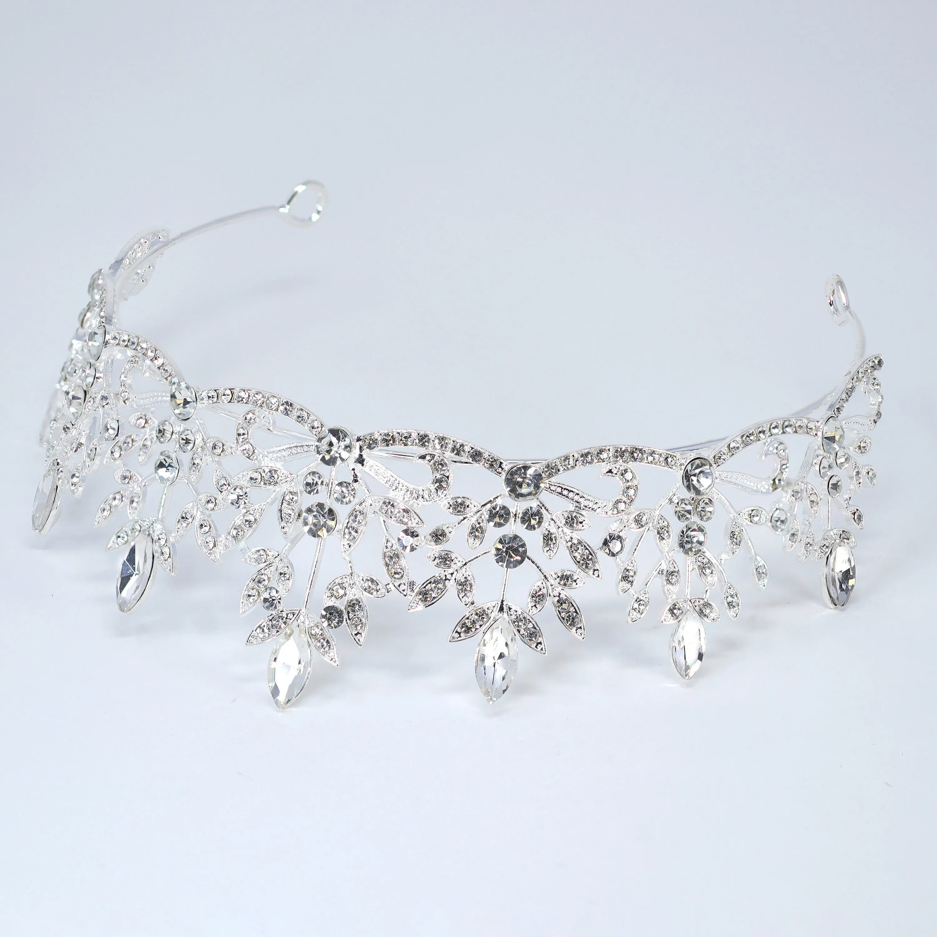 Glittering Grace Rhinestone Queen Tiara , Rhinestone Bridal Crown Tiara, Crystal Wedding Tiara, Crystal Wedding Crown, Tiara Bride