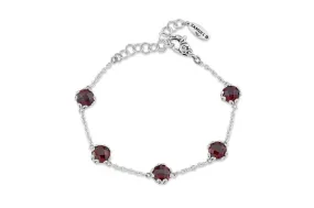 Glow Bracelet- Garnet